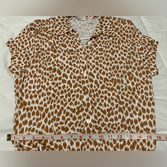 Isaac Mizrahi Animal Print Shirt Dress New  Small - Picture 5 of 5